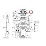 Податчик троса для лебедки Lewmar 45002208