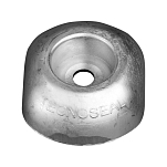 Цинковый анод Tecnoseal 00102UK 98x82x32мм дисковый со стальной вставкой для пера руля