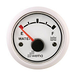 Индикатор уровня воды Wema IPWR-WW 110316 240-30Ом 12/24В Ø62мм белый циферблат с белым кольцом