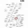Верхний крепежный винт переходника Profurl 52179 M8 для C290