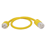 Кабель берегового питания Blue Sea Sure Eject 7830 15 А 120 В жёлтый