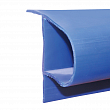 Привальный брус Р-образный однослойный из ПВХ Dock Edge Premium 1001-N-F 2,44 м синий