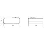 Испаритель О-образный Isotherm SBH00014XA 240 x 210 x 85 мм с соединениями