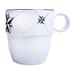 Набор кружек Marine Business Northwind 15004 Ø83мм 90мм 320мл 6шт из белого/синего меламина