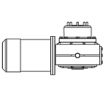 Мотор с редуктором Lewmar 68000535 24 В 2000 Вт для V4 / C4