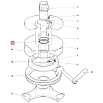 Стопорное кольцо лебедки Lewmar OBS B2080