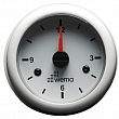 Кварцевые часы белые Wema IMCR-WW 12/24 В 52 мм