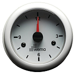 Кварцевые часы Wema IMCR-WW 110362 12/24В Ø62мм вырез Ø52мм белые