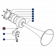 Уплотнительное кольцо DHR 40056 2 x 15 мм для пневматического сигнала H400