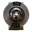 Выключатель тумблерный латунный с накладкой 20231 ON/OFF 12 - 4 мм