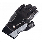 Перчатки без пальцев CrewSaver Short Finger Glove 6950-XXL чёрно-серые 200 x 125 мм