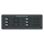 Панель выключателей Blue Sea Traditional Metal 8097 120В 100А 6 автоматов 267x95мм
