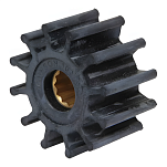 Импеллер со шлицами Johnson Pump 1027B 09-1027B-9 Ø57,1х31,5 посадочное Ø16мм 12 лопастей из чёрного маслостойкого нитрила
