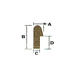 Профиль тиковый Roca 608310 21x41x2000мм