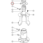 Верхняя тарельчатая крышка Lewmar 45001100