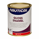 Эмаль высококачественная однокомпонентная красная Nautical Gloss Enamel NAU104/750BA 750 мл