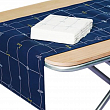 Скатерть синяя и бумажные салфетки Marine Business NEPTUNO 17502 в наборе 2 шт / салфетки бумажные 25 шт
