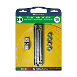 Комплект цинковых анодов Tecnoseal KITSUZUKI90-140 6шт для двигателей Suzuki 90-140лс