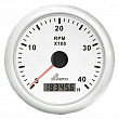 Аналоговый индикатор тахометра белый Wema IMHB-WW-4KL 0 - 4000 об/мин 12/24 В