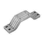 Цинковый анод Tecnoseal 01112 202x47x52мм дуговой для двигателей Yamaha 115-350лс