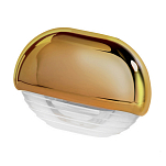 Светильник светодиодный Hella Marine 8560 Easy Fit 2JA 998 560-081 12-24В 0,5Вт 45x31,5мм в позолоченном корпусе из пластика белый свет
