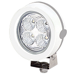 Прожектор светодиодный Hella Marine 6136 Mega Beam LED 1GM 996 136-341 12 В 7 Вт 800 люменов белый корпус