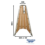 Бушприт-площадка Batsystem GPT14042 1400 x 625 x 330 мм