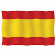 Флаг Испании гостевой из перлона/шерсти 20 x 30 см 20030-33129