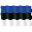 Флаг Эстонии гостевой из перлона/шерсти 20 x 30 см 20030-33103