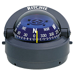 Компас Ritchie Navigation Explorer S-53G картушка 70мм 12В 100x73мм настольный с конической картушкой серый