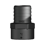 Штуцер прямой TruDesign 90968 под шланг Ø50мм 96мм 2