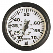 Индикатор скорости c трубкой Пито белый Ultraflex 30 узлов