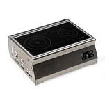 Дизельная плита двухконфорочная Wallas 85DP 12В 900-1900Вт 0,09-0,19л/час 475x370x175мм керамическая из нержавеющей стали