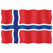 Флаг Норвегии гостевой из перлона/шерсти 20 x 30 см 20030-33111
