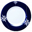 Набор обеденных тарелок из меламина Marine Business Northwind 15001 230мм 182г 6шт синий