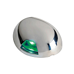 Бортовой огонь светодиодный Sea-Dog 112,5° 12/24В зеленый свет из нержавеющей стали AISI316, AISI304 для судов до 20м, Osculati 11.051.02