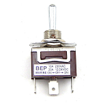 Выключатель тумблерный (ВКЛ)-ВЫКЛ-(ВКЛ) BEP Marine SW-32120 12В 20А с нефиксированным положением ВКЛ