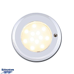 Светильник точечный врезной Batsystem Frilight Nova SMD 9475CS 8 - 30 В 2 Вт хромированный корпус с выключателем