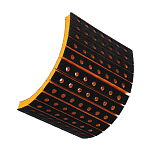 Модульная подложка Mirka 8294751010 Medium 12,5x100x10мм 12 модулей 7 отверстий на модуль для шлифовальной машинки Mirka Deos 343