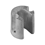 Цинковый анод Tecnoseal 00818 49x49x51мм подковообразный для ПЛМ Mercury Bravo I/II/III