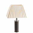 Лампа настольная Foresti & Suardi Tucana TP 8130.C.PM.230 E14 250 В 40 Вт деревянная основа с кожей коричневого цвета