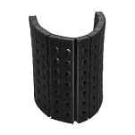 Модульная подложка Mirka 8294750610 Soft 12,5x100x6мм 12 модулей 7 отверстий на модуль для шлифовальной машинки Mirka Deos 343