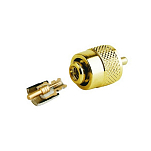 Антенный разъем PL-259 Glomex RA132SOLDERLES без пайки позолоченный для кабеля RG58C/U