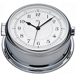 Часы-иллюминатор кварцевые Barigo Skipper 587CR 180x70мм Ø150мм из хромированной латуни