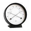 Термогигрометр Barigo 915 85мм Ø85мм черный из лакированной латуни
