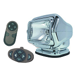 Прожектор галогенный Golight Stryker 3066 12В 5,5А 200000кд 370x135° до 894м IP56 хромированный стационарный со встроенным и ручным УБДУ