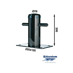 Кнехт светодиодный из нержавеющей стали Batsystem BPL80200 76 x 200 мм