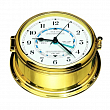 Часы-иллюминатор с показателем приливов Barigo Skipper 587MSTT 180x70мм Ø150мм из полированной латуни