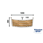 Транцевая площадка Batsystem PT10035 1000 x 380 мм