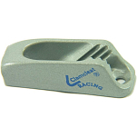 Стопор щелевой с направляющей Clamcleat Racing Micros CL268 для троса Ø1-4мм 44x13x16мм из серого алюминия